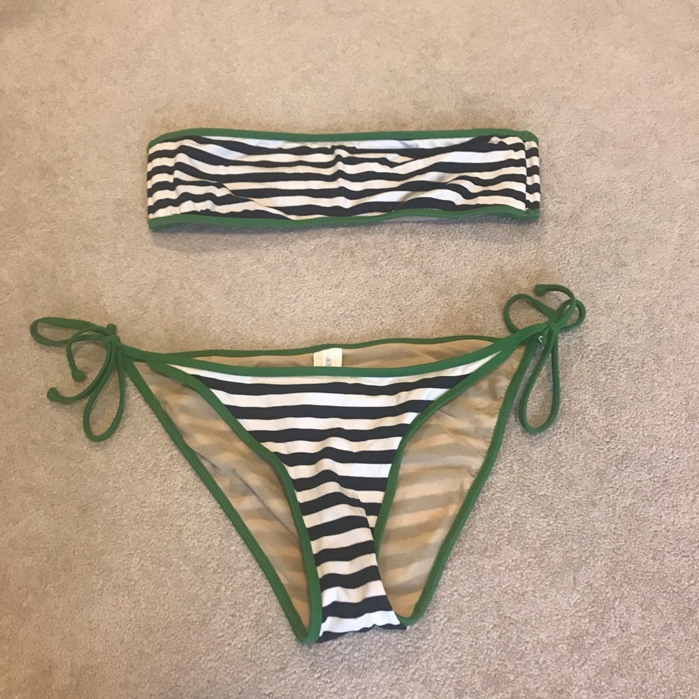 J Crew Bandeau String Bikini